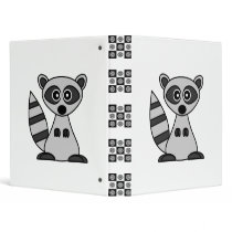 Cute Cartoon Raccoon Photo Album School Binder