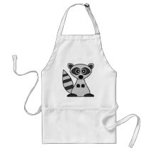 Cute Cartoon Raccoon (Today's Best Award) Apron