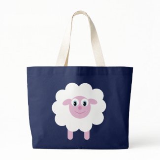 Cute cartoon sheep bag bag