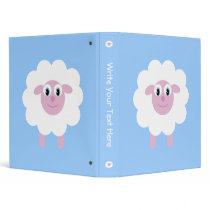 Cute Cartoon Sheep Binder