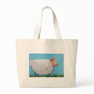 Cute cartoon sheep Gordon Bruce art bag