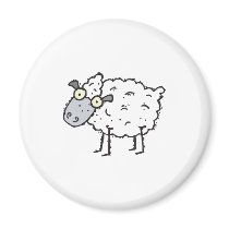 cute cartoon sheep refrigerator magnet