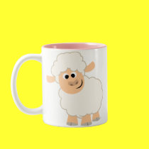 Cute Cartoon Sheep Mug mugs
