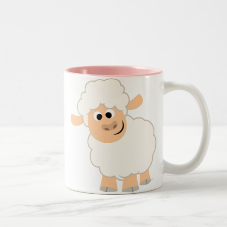 Cute Cartoon Sheep Mug
