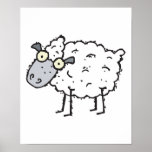 cute cartoon sheep posters