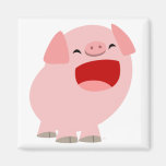 Cute Cartoon Singing Pig Magnet