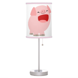 Cute Cartoon Singing Pig Table Lamp