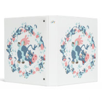 Cute Cartoon Swimming Cows Avery Binder by Lioness_Graphics Cute Cartoon Swimming Cows Avery Binder