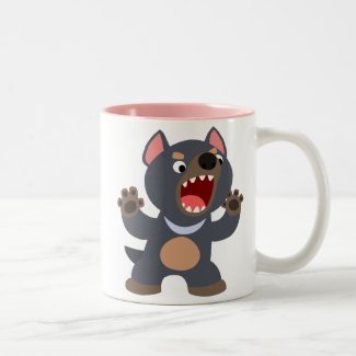Cute Cartoon Tasmanian Devil Mug