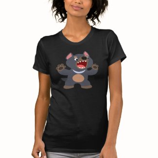 Cute Cartoon Tasmanian Devil Women T-Shirt