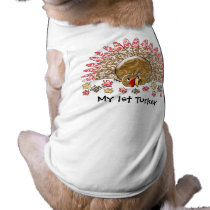 Cute Cartoon Thanksgiving Turkey pet clothing