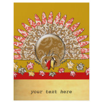 Cute Cartoon Thanksgiving Turkey flyers
