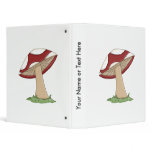 Cute Cartoon Toadstools Mushrooms Design binders