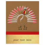 Cute Cartoon Turkey Business Flyer