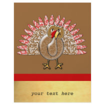 Cute Cartoon Turkey Business Flyer by samack Cute Cartoon Turkey Business Flyer