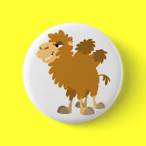 Emblema Two-Humped do botão do camelo dos desenhos crachás by Lioness_Graphics Emblema Two-Humped do botão do camelo dos desenhos crachás