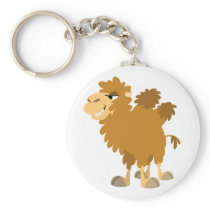 Cute Cartoon Two-Humped Camel Keychain