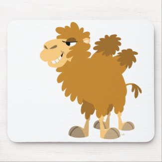 Cute Cartoon Two-Humped Camel Mousepad mousepad