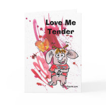 Cute Cartoon Valentine Card