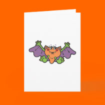 cute cartoon vampire bat cards