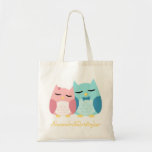 cute cartoon vector owl couple bags