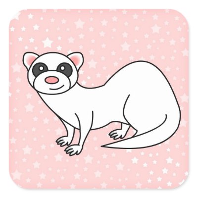 Cute Cartoon Ferret