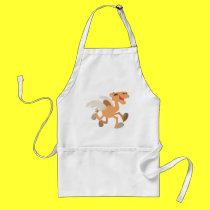 Cute Cartoon Winged-Camel Cooking Apron by Lioness_Graphics Cute Cartoon Winged-Camel Cooking Apron