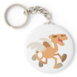 Cute Cartoon Winged-Camel Keychain