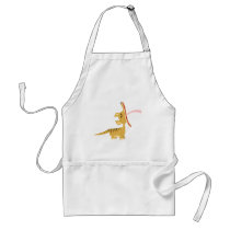 Cute Cartoon Yawning Thylacine Cooking Apron