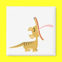 Cute Cartoon Gähnen Thylacine Magnet