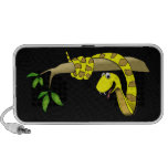 Cute Cartoon Yellow Snake in a Tree Reptile Speaker