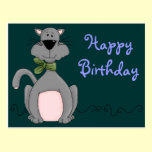 Cute Cat Birthday postcards