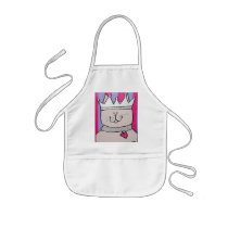 Cute Cat Children's Apron