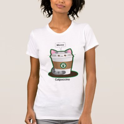 Cute Cat Coffee Tshirts