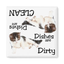 Cute Cat Dishwasher Magnet