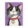 Cute Cat Eating A Fish Po...