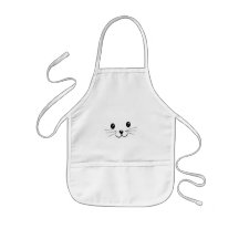 Cute Cat Face. Aprons