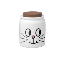 Cute Cat Face. Candy Dish