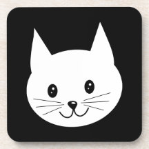 Cute Cat Face. Coasters