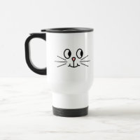 Cute Cat Face. Coffee Mugs