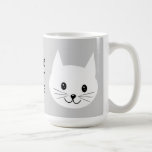Cute Cat Face. Coffee Mugs