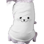 Cute Cat Face. Doggie Shirt