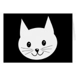 Cute Cat Face. Greeting Cards
