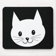 Cute Cat Face. Mouse Pad