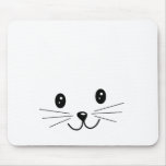 Cute Cat Face. Mousepads
