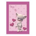 Cute Cat Gift Tag business cards