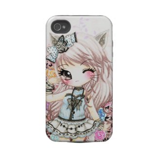 Cute cat girl in lolita style