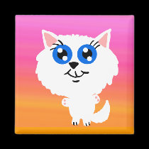 Cute Cat Magnet by Rajee1 Cute Cat Magnet