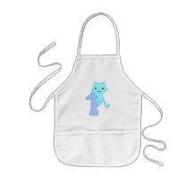 Cute cat number 1 aprons