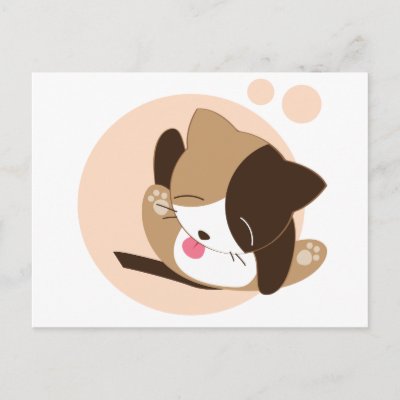 Cute Cat Post Card